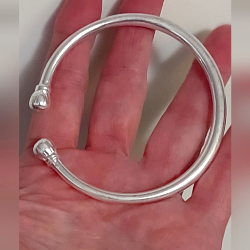 Pure Silver 999 Torque Bracelet Adjustable